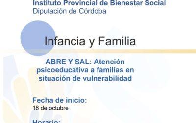 ABRE Y SAL: Atención psicoeducativa a familias en situación de vulnerabilidad. Posadas