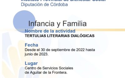 Tertulias literarias para mayores. Aguilar de la Frontera