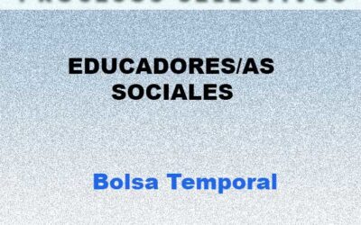 Bolsa Educador/a Social